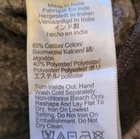 J. CREW Jeweled Puff Sleeve Sweatshirt - Dark grey - Medium - Picture 3 of 5